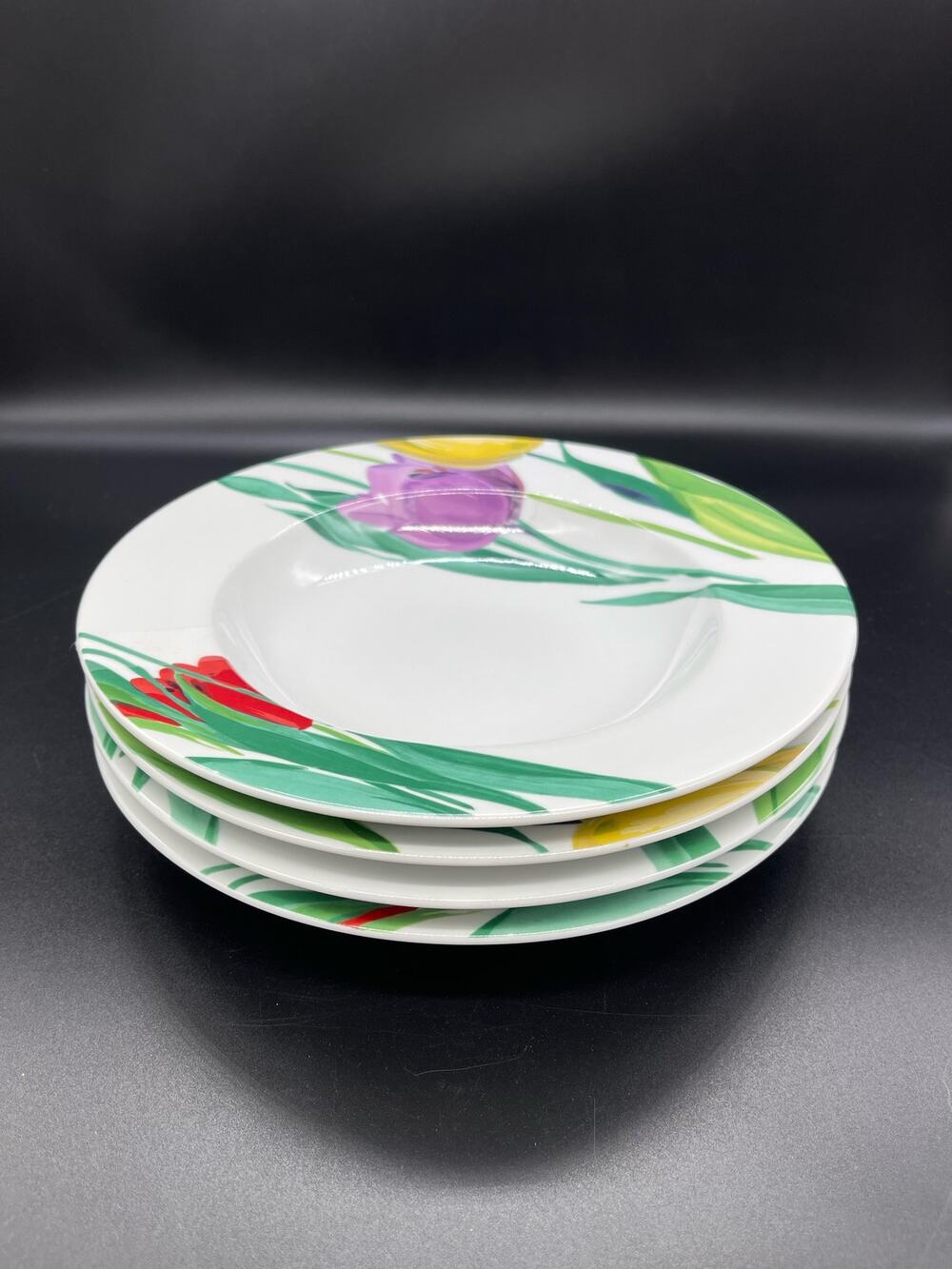Studio Nova Flourish YO228 Set of 4 Soup Bowls 9"